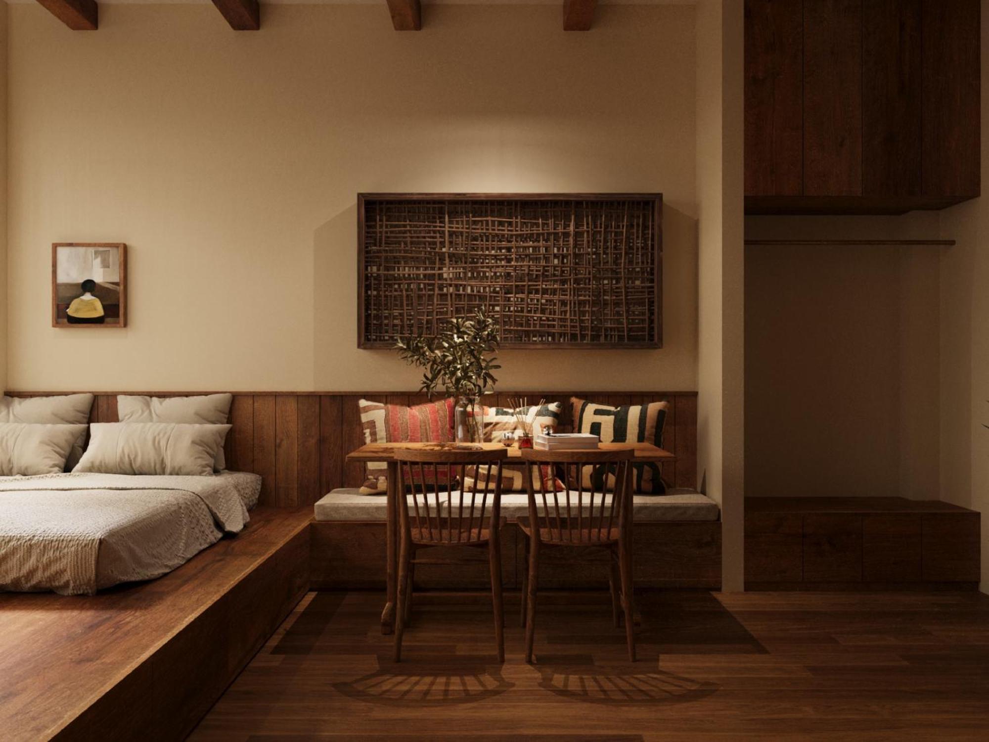 Căn hộ Wood House In Center-jacuzzi In City-free Parking *